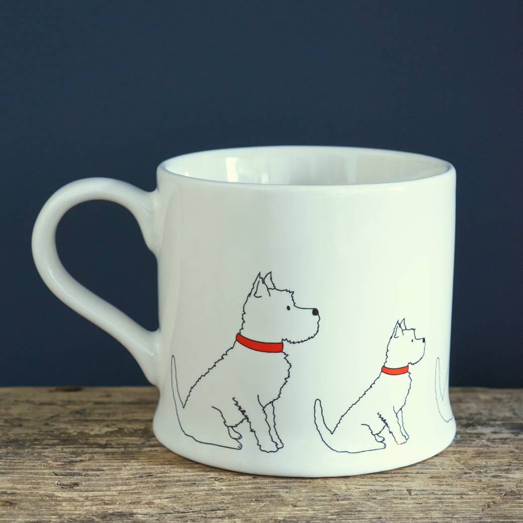 Hundebecher, Motiv Westie