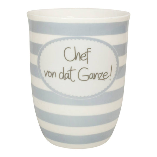 Tasse mit Henkel "Chef von dat Ganze!"