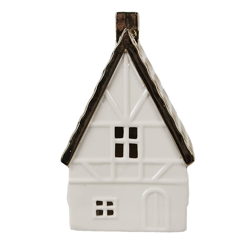 Dekoration Haus  Beige Goldfarben Porzellan