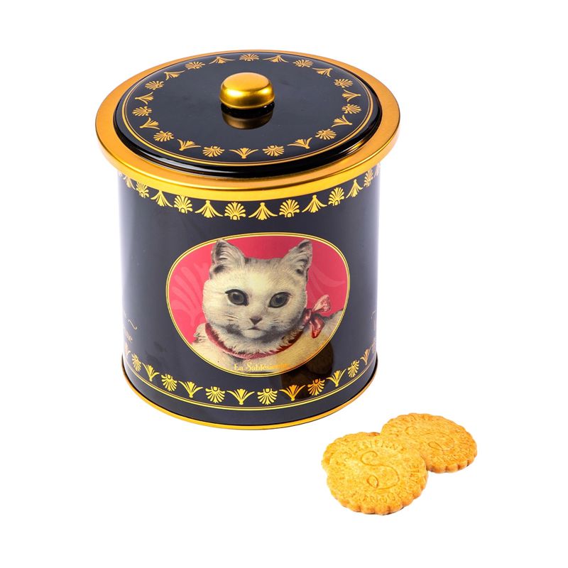 Mürbeteigkekse – Dose „Chat Blanc“ 250 g