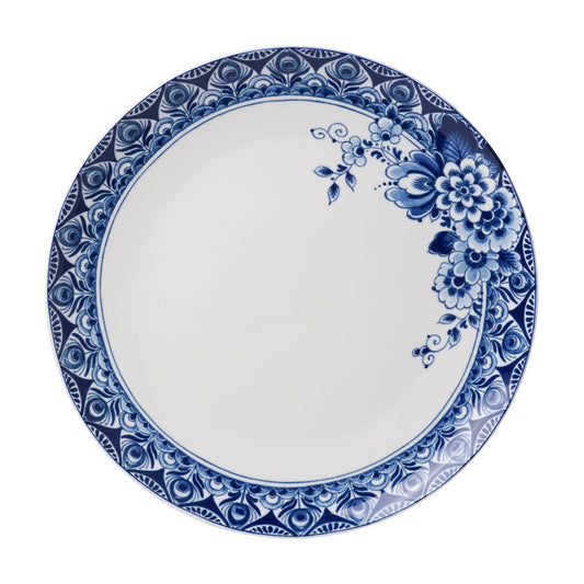 Frühstücksteller Pfau Blau