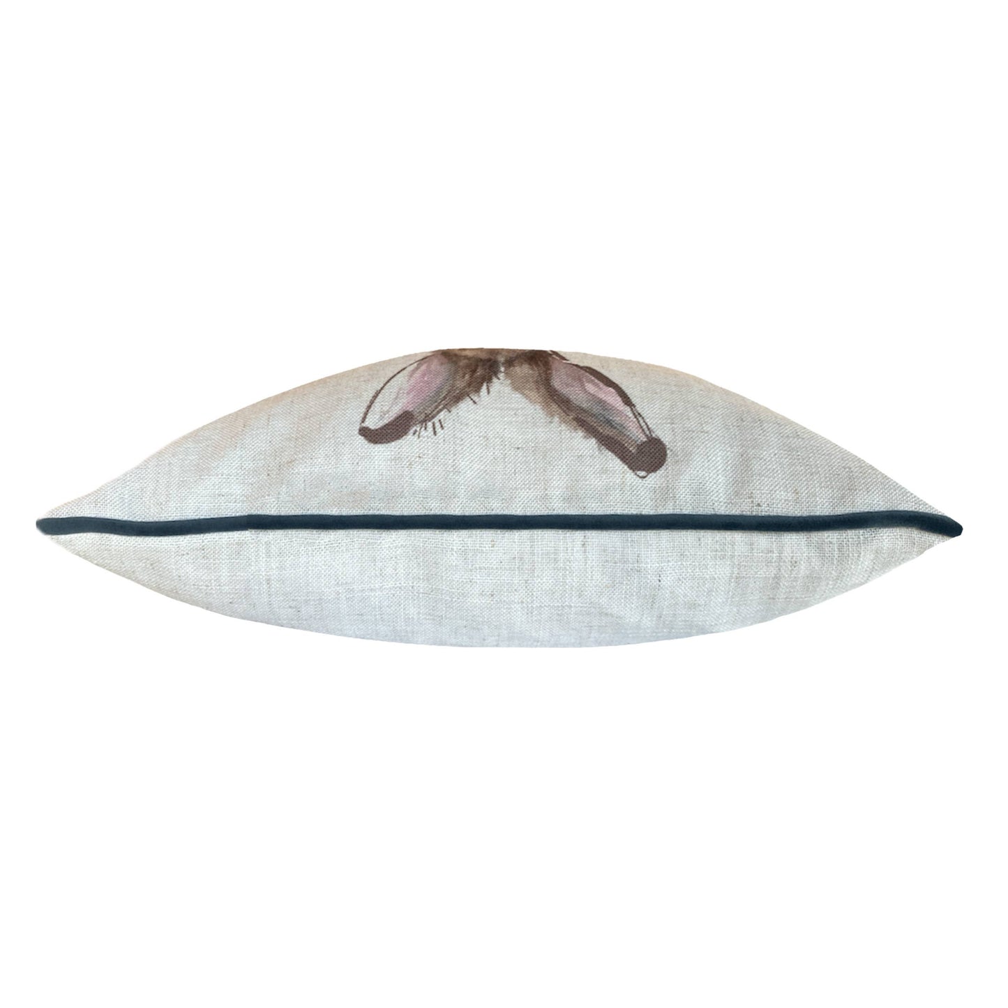 Oakwood Hase Kissen Beige 43 x 43 cm