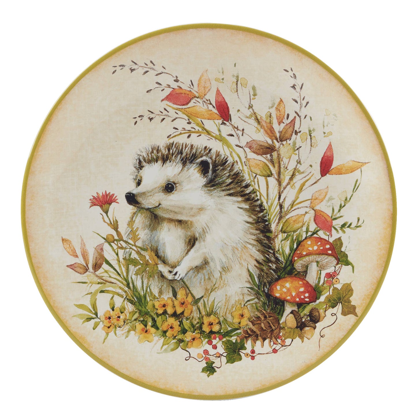 Woodland Critters Herbst-Dessertteller, 4er Set