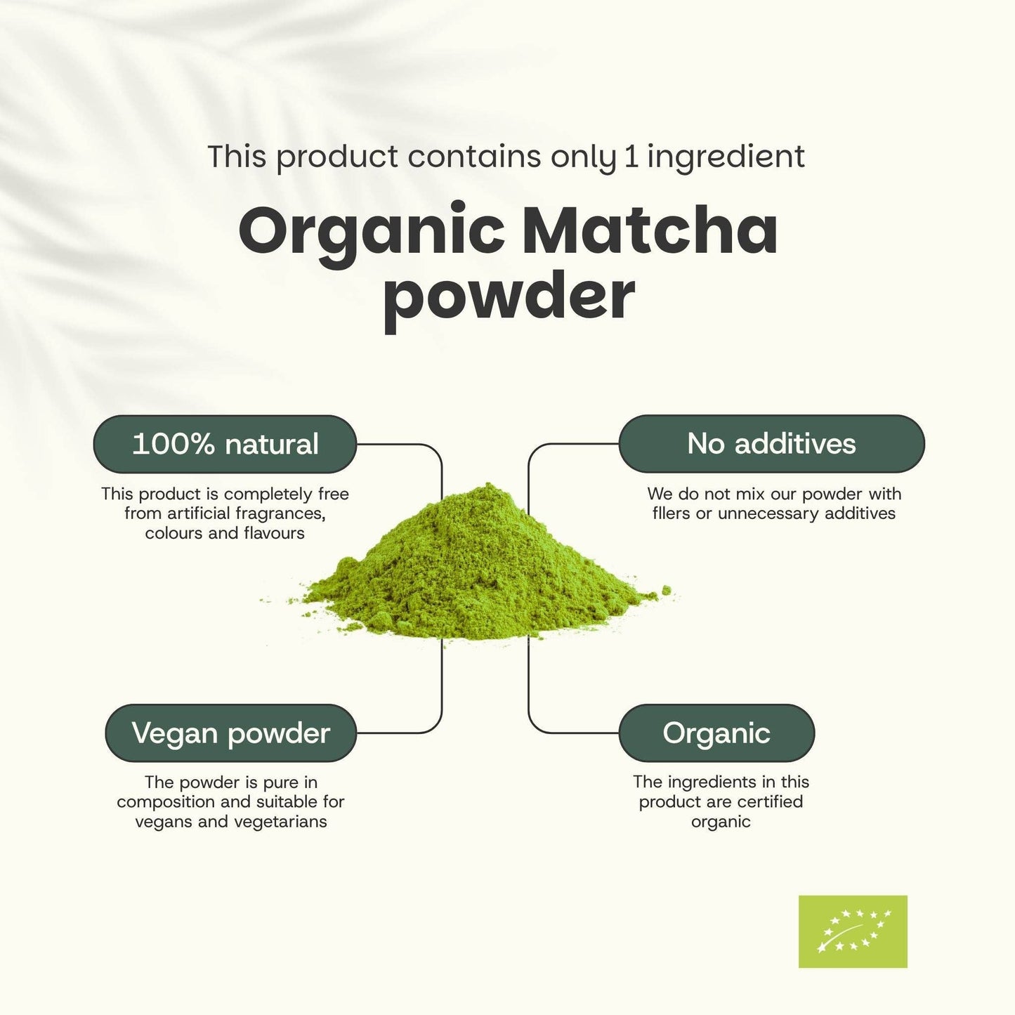 Matcha-Tee-Pulver Bio - 90 Gramm