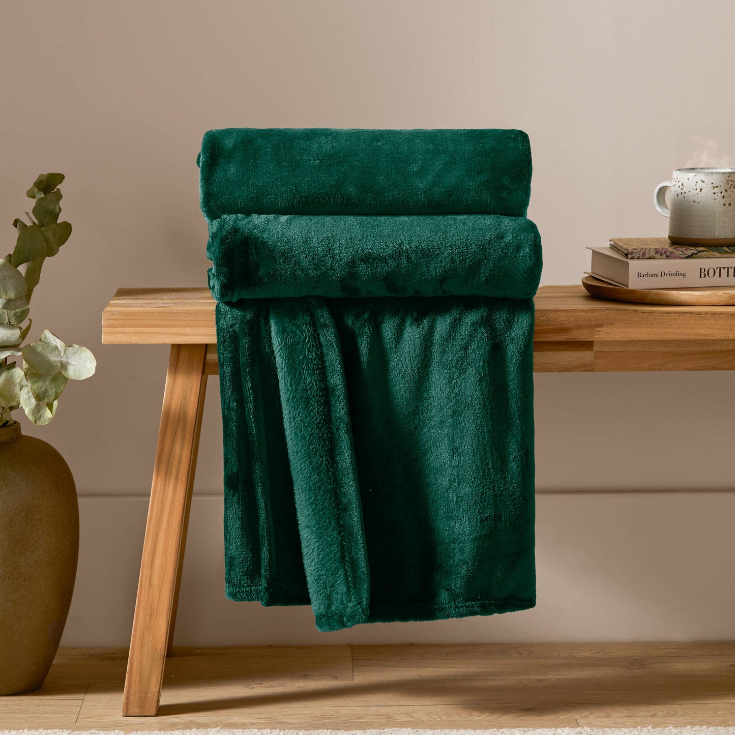 Harrow Fleece-Decke Smaragd
