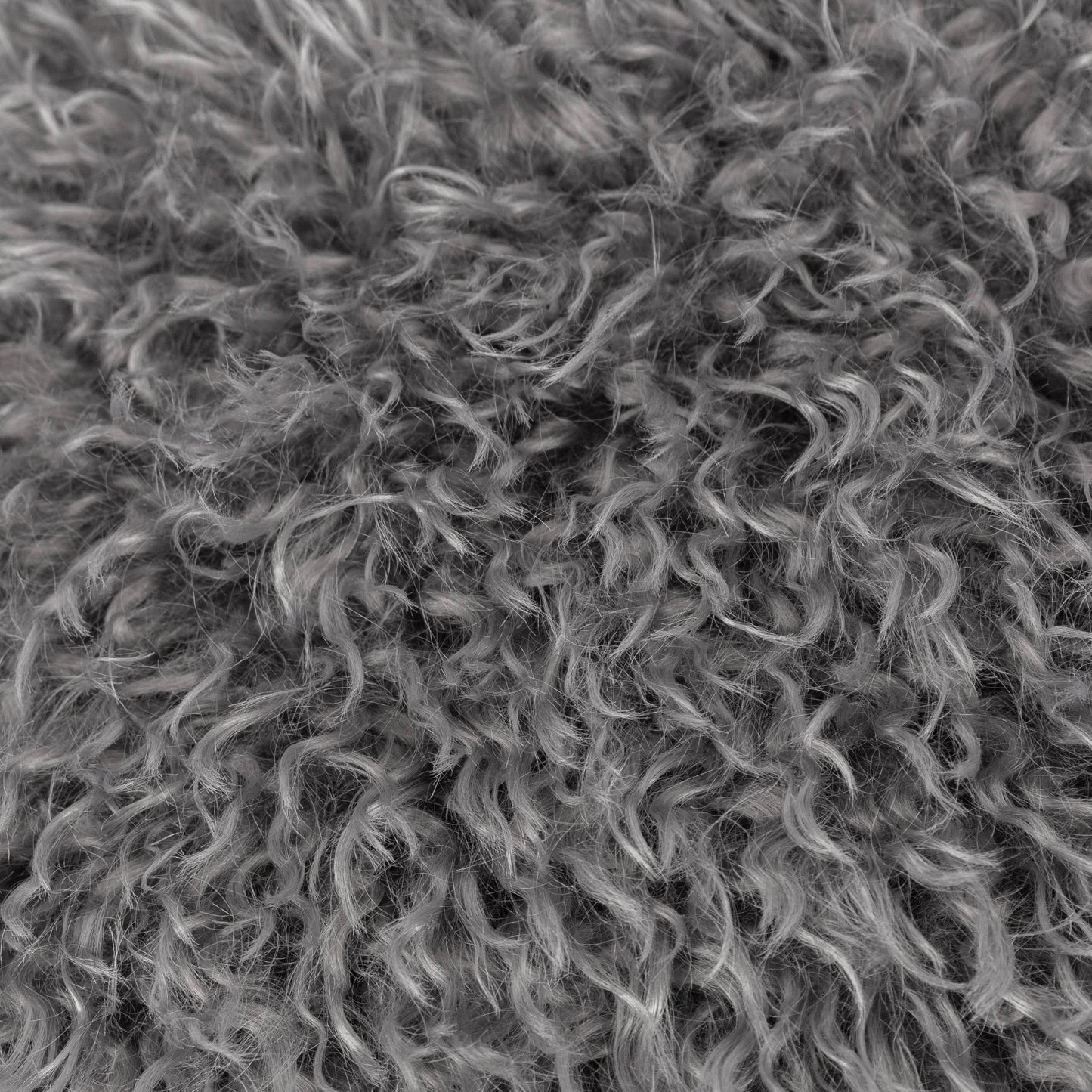 Kissen Rowan aus Kunstfell Taupe