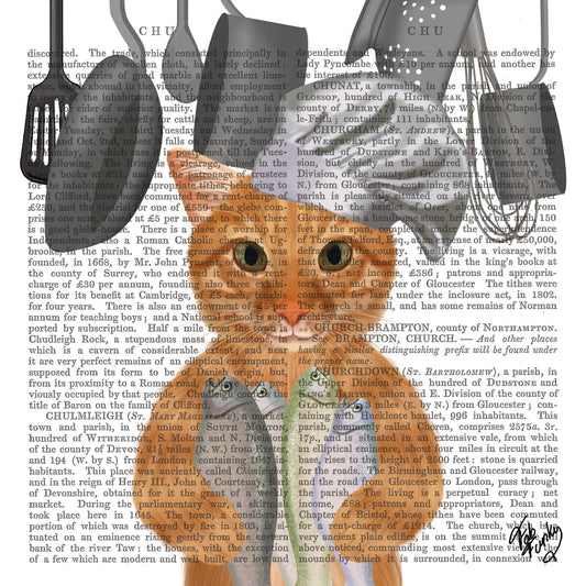 Papierservietten Cat Chef