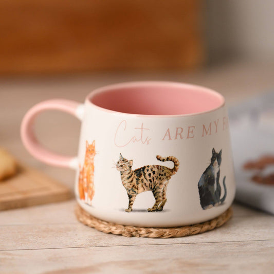 Keramiktasse „Cats Are My Favourite People“