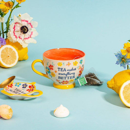 Folk Floral Teetasse