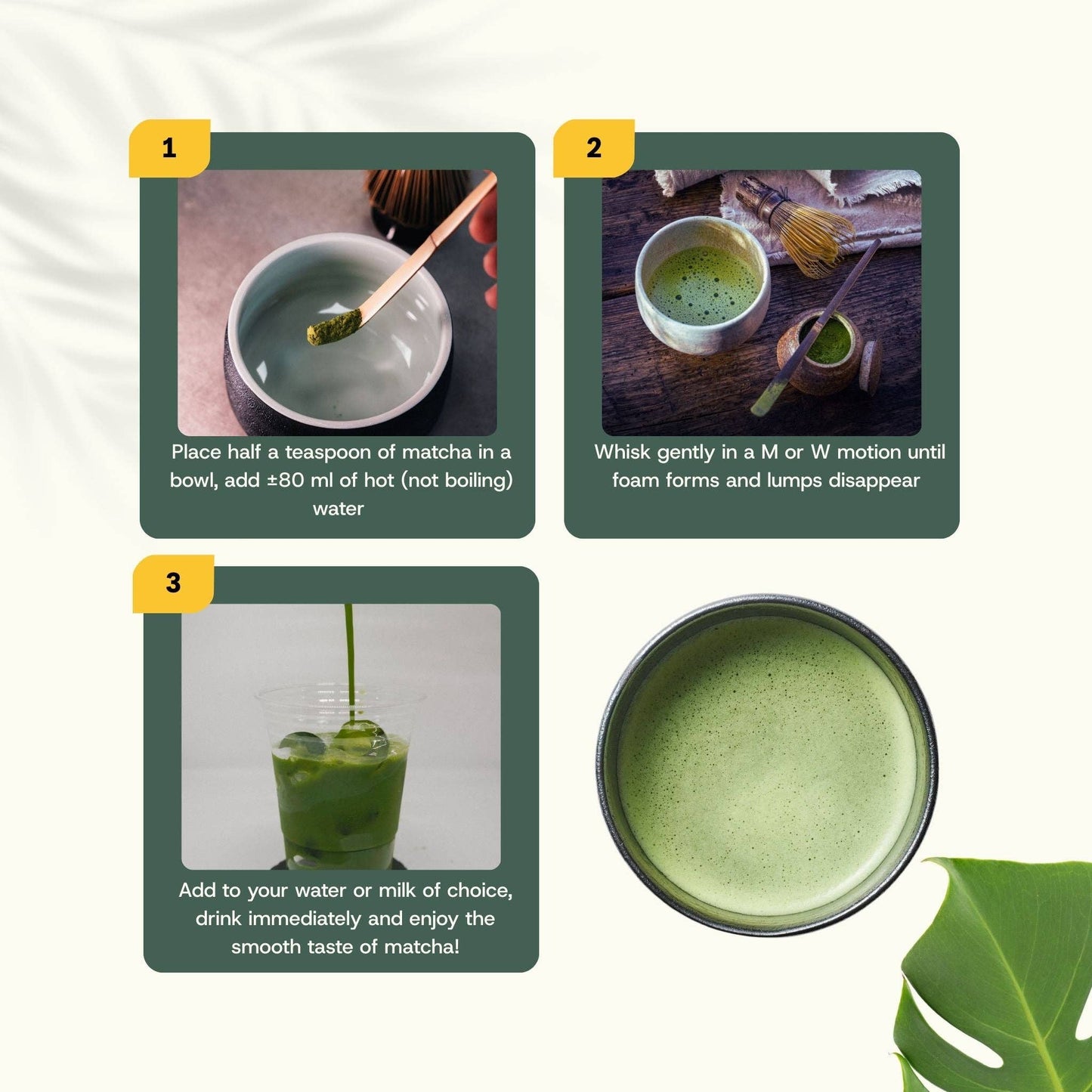 Matcha-Pulver Zeremonienqualität - 60 Gramm