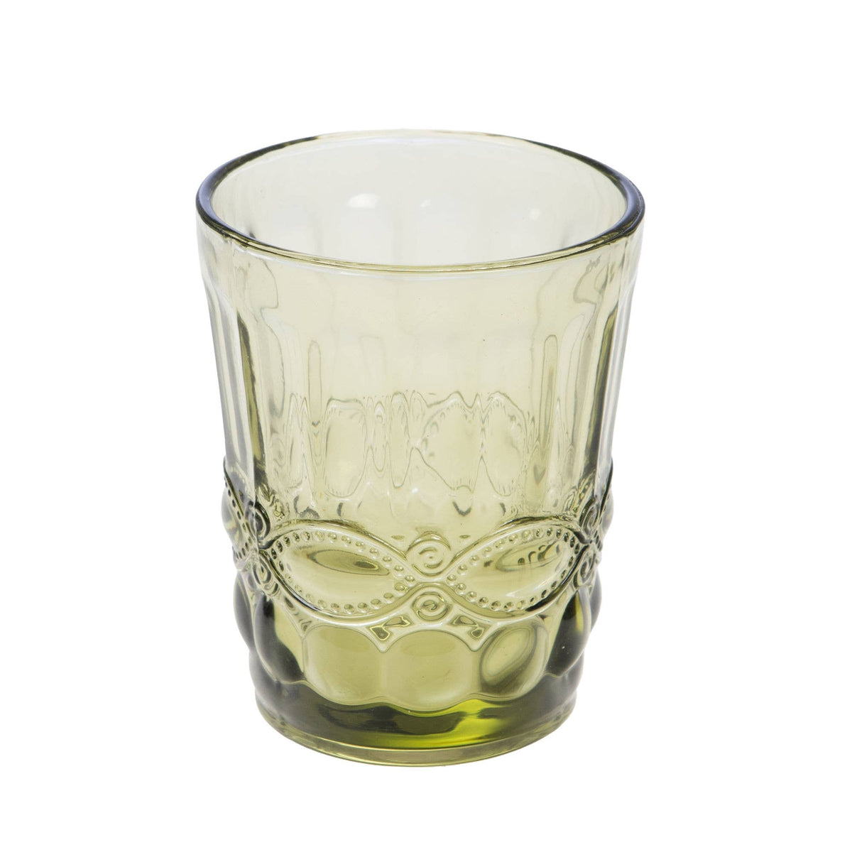 CAROLINA Wassergläser – Grünes Glas | 6er-Set