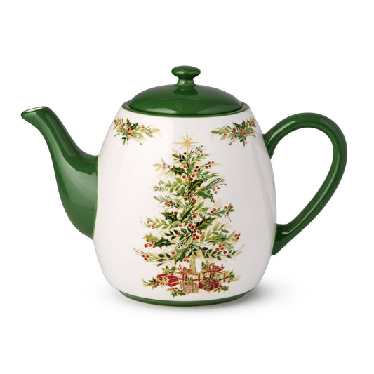Holly Tree Keramik-Teekanne – Weihnachtsbaum | ca. 950 ml
