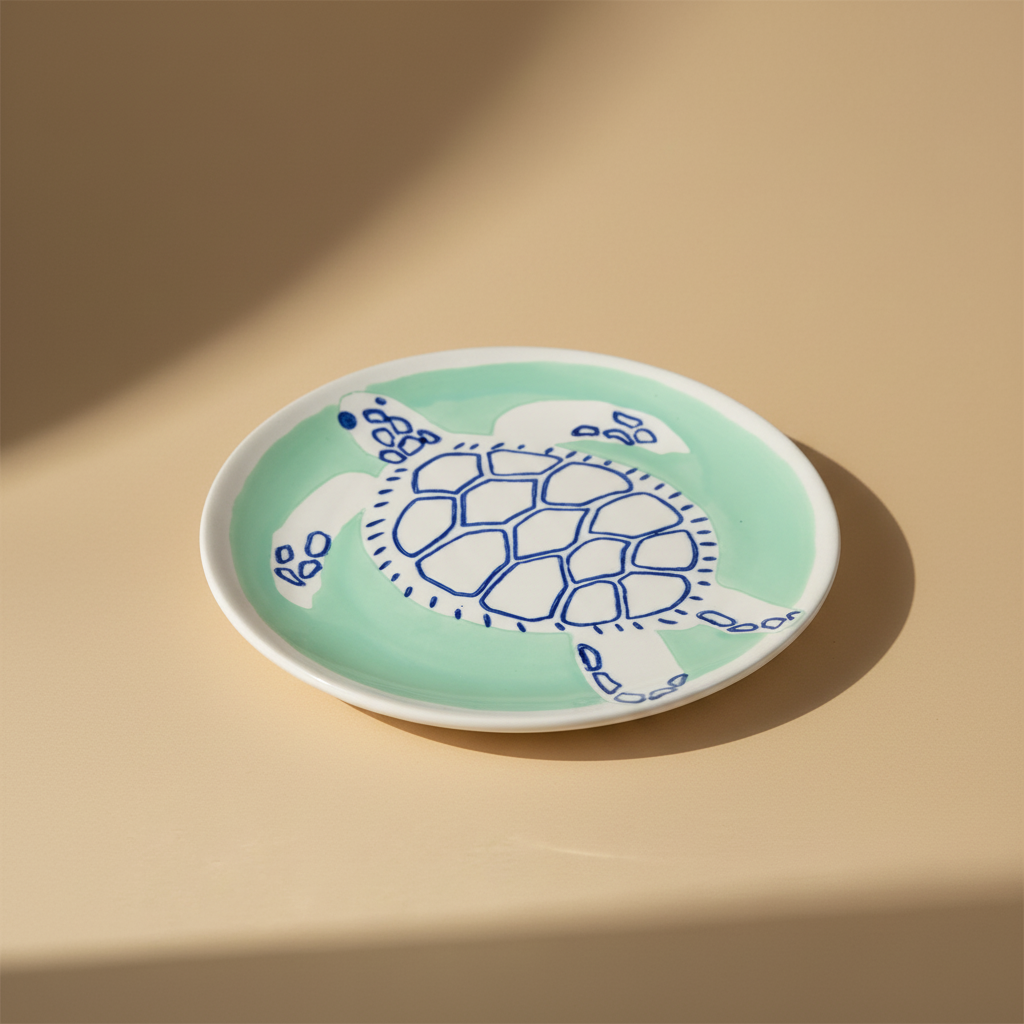 Dessertteller Schildkröte