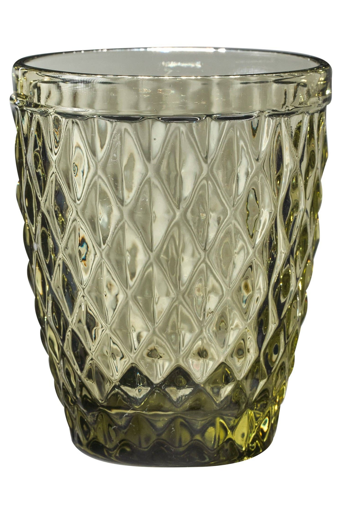 Winston - Wasserglas aus grünem Glas, 6er Set