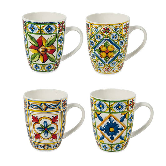 COASTAL SET MIT 4 CUPS