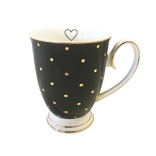 Tasse Bombay Duck-Form sz/gold
