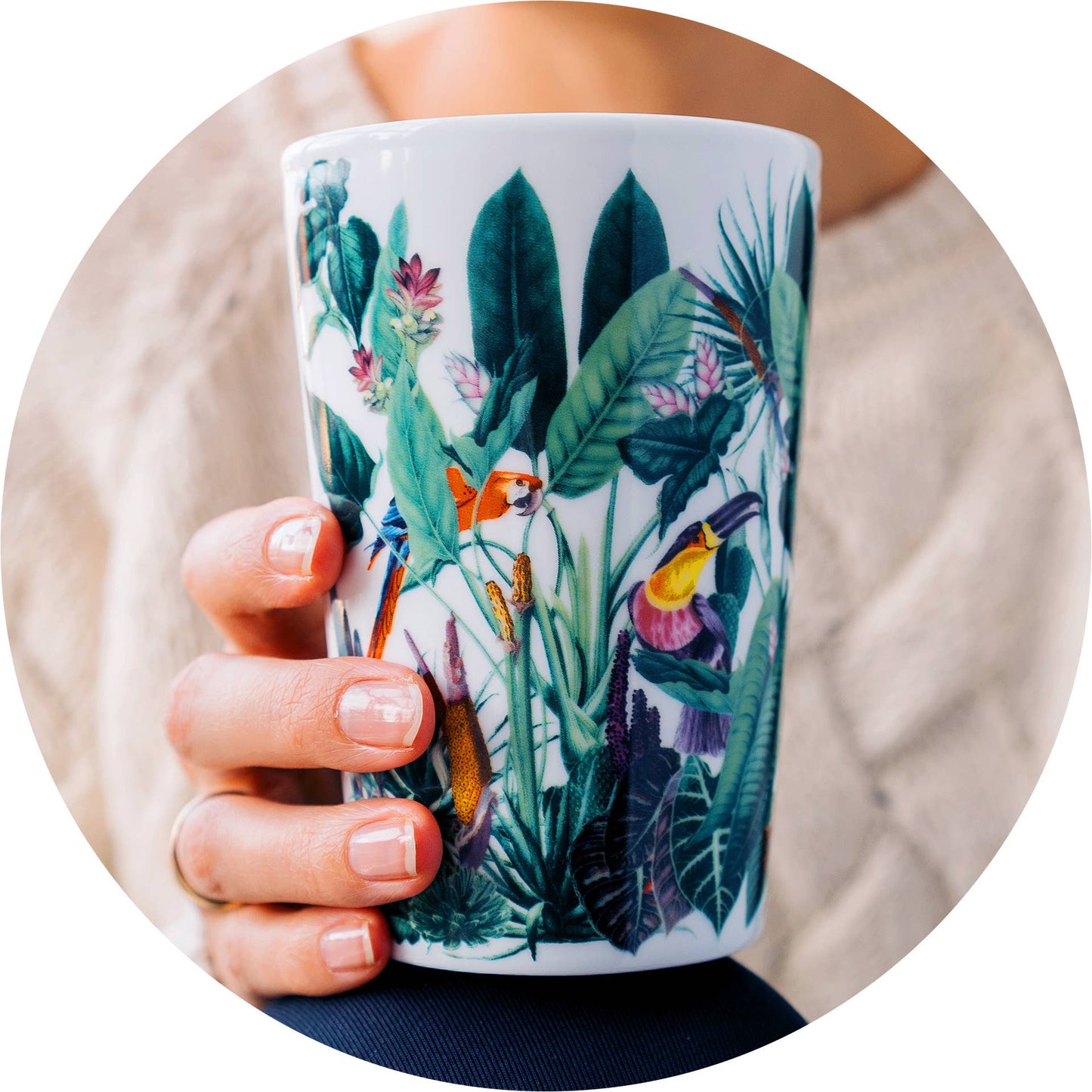 Porzellan Teebecher TEAEVE "Rainforest"