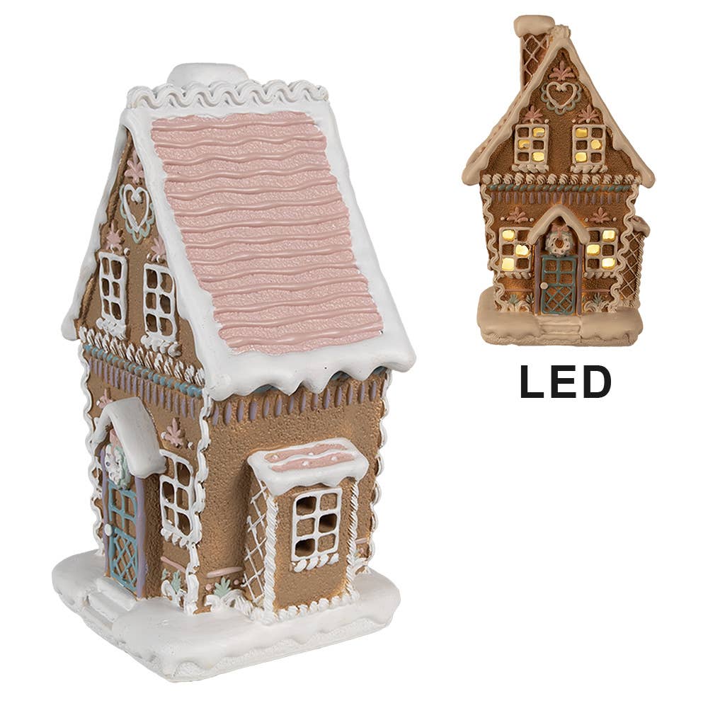 Lebkuchenhaus mit LED