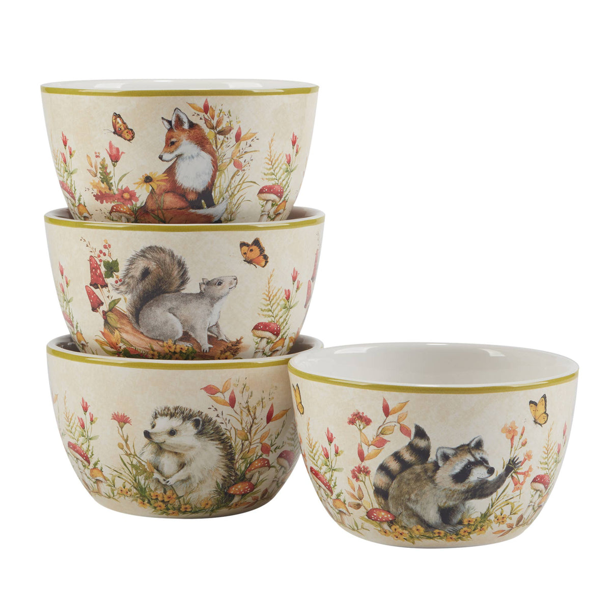 Müsli-Schalen Set  Woodland Critters Herbst