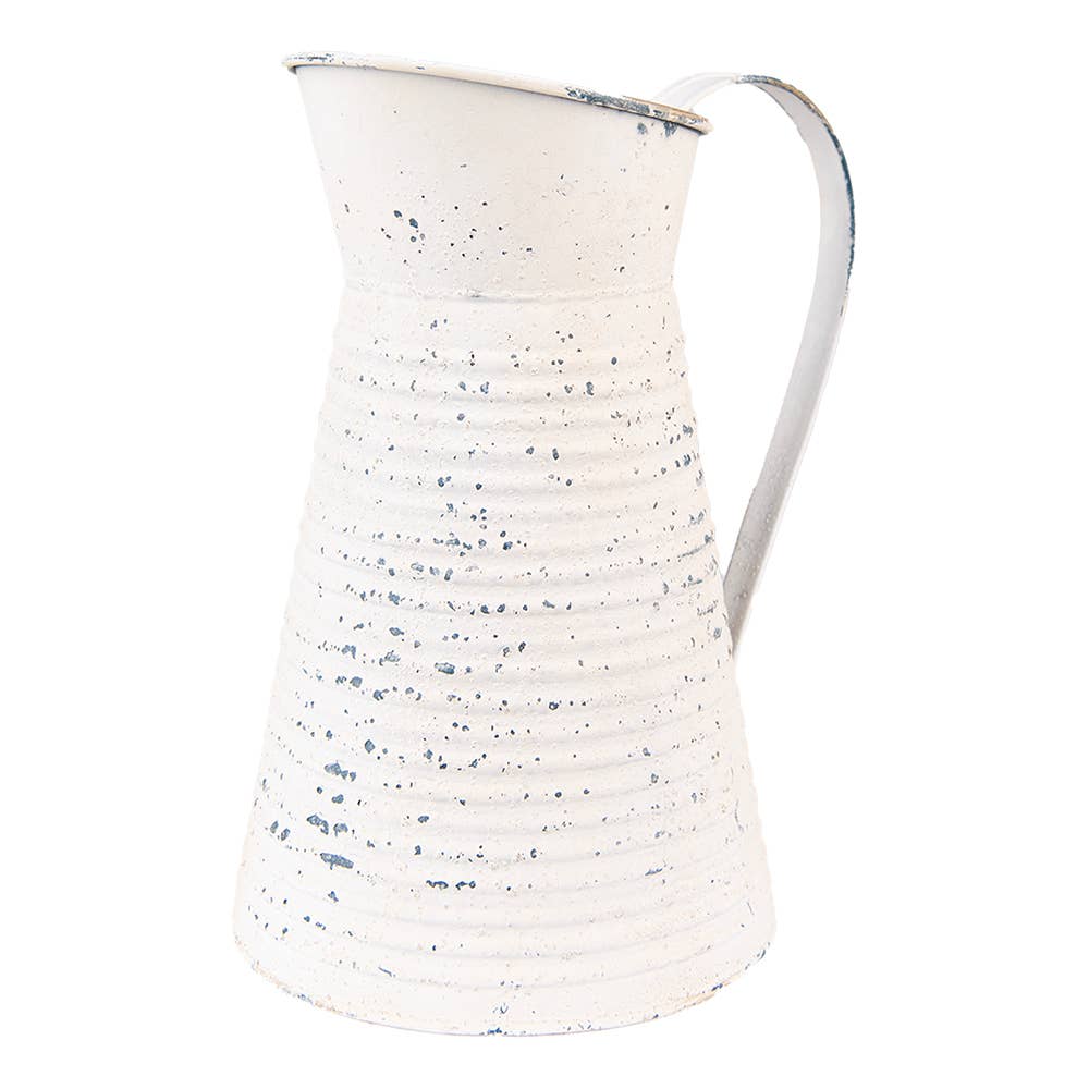 Metall-Kanne  Beige Iron Home