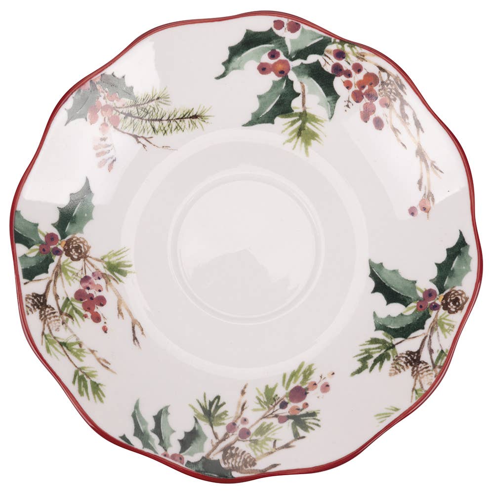 VINTAGE XMAS SET 2 TÄSSCHEN 100ML M/UNTERTASSE