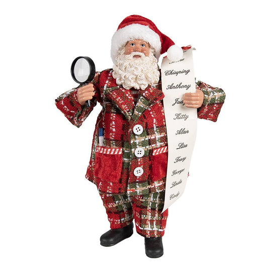 Weihnachtsdekofigur  27 cm rot