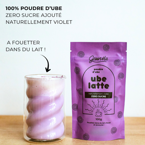 UBE LATTE (ohne Zucker) - 100G