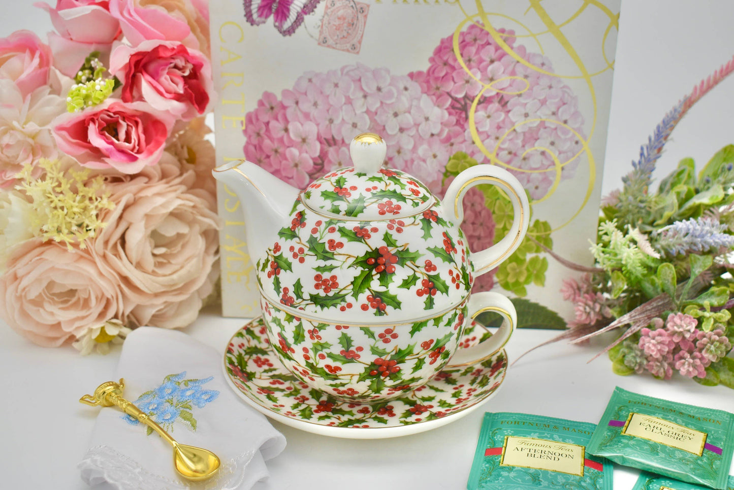 Tea for One Set 'RED BERRY'