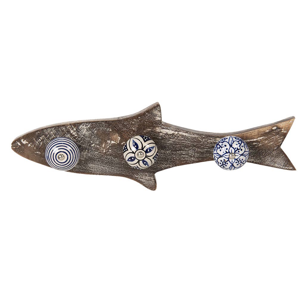 Wandgarderobe Fisch