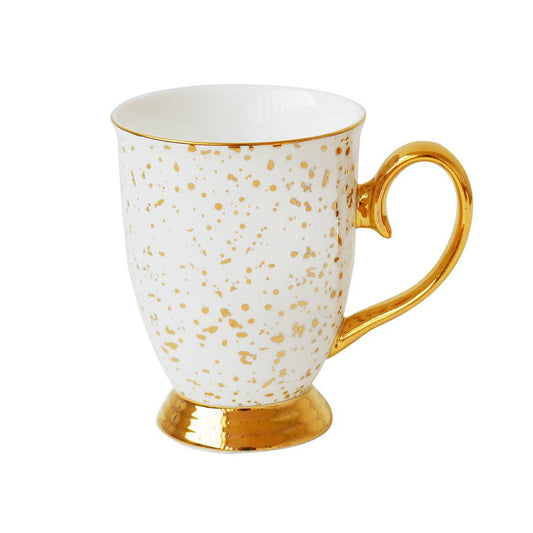 Enchante gesprenkelte Goldtasse