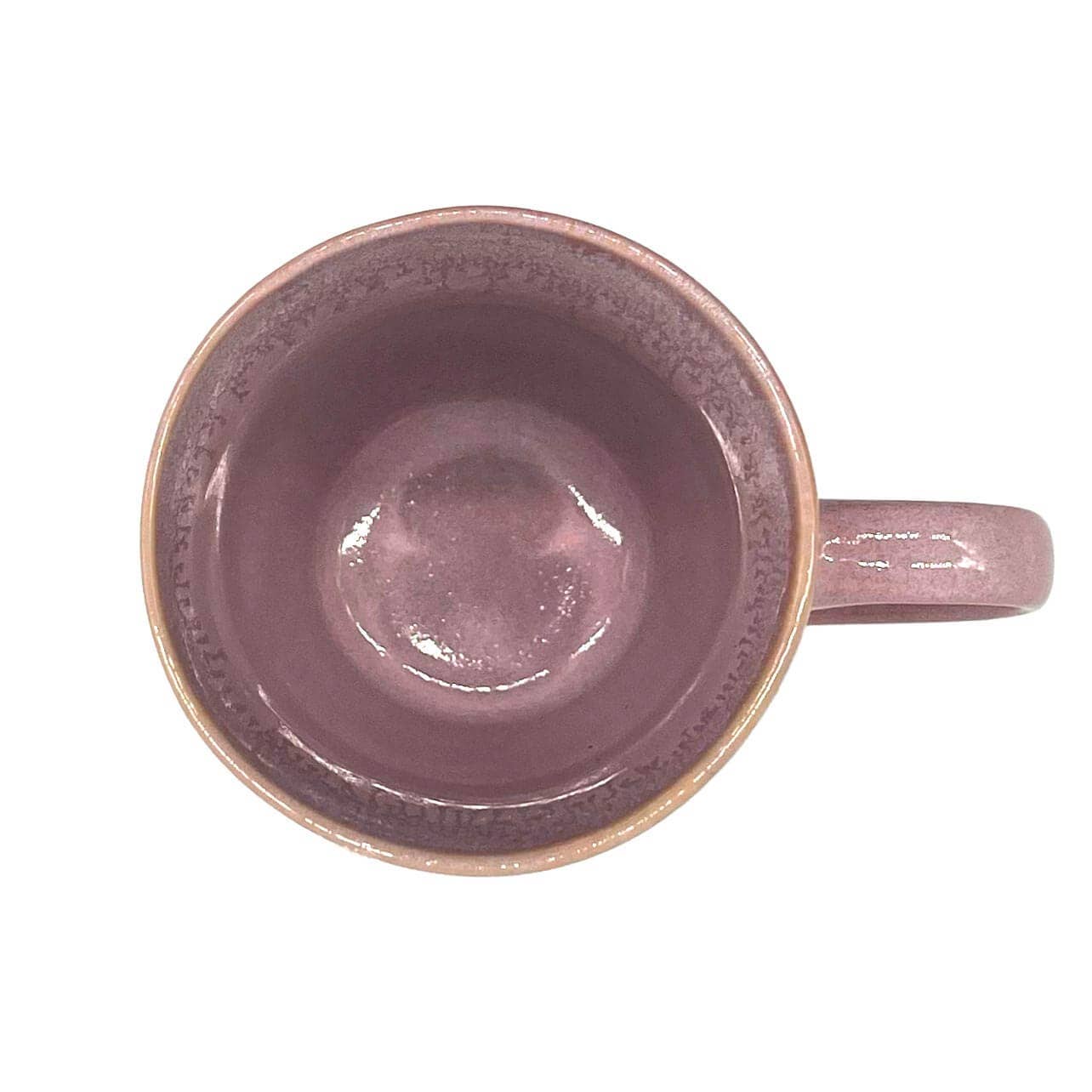 Becher mit Henkel "Herz" rosa