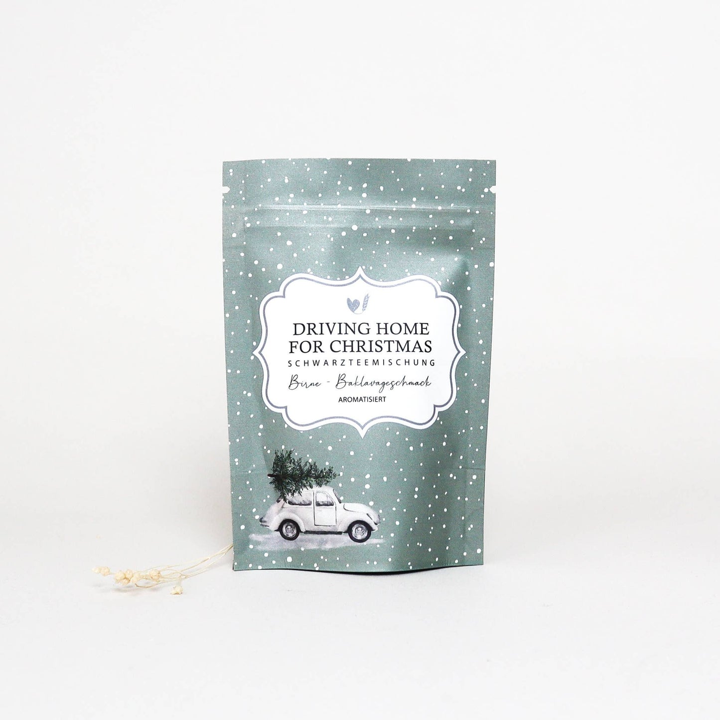 Teesäckchen "Driving home for Christmas"