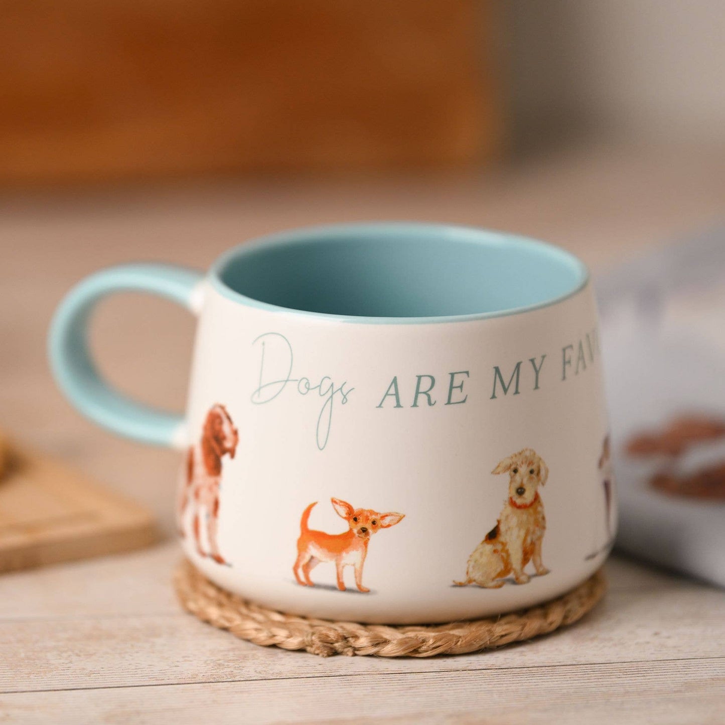 Keramikbecher „Dogs Are My Favourite People“