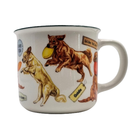 Tassen mit Collage - Golden Retriever