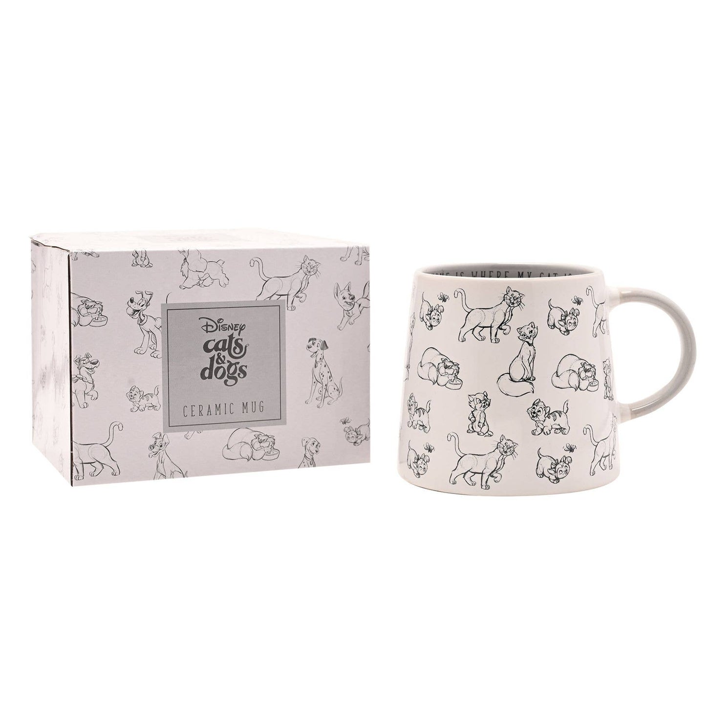 Disney Katzen & Hunde Tasse - Zuhause ist, wo meine Katze ist